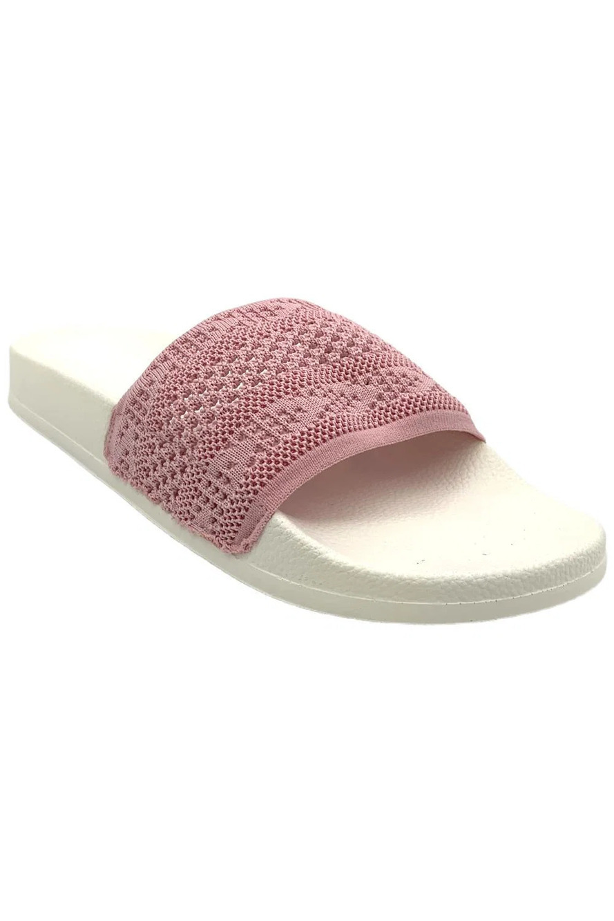 RSVP Women's Nadia Sandals Pink Knit - Medium